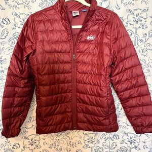 REI Burgundy Kids Puffer Jacket